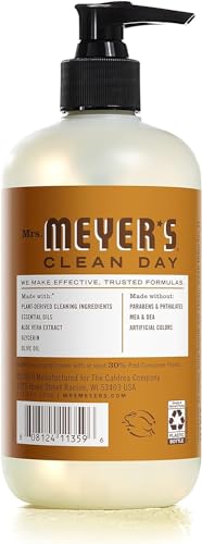 MRS. MEYER'S CLEAN DAY Hand Soap, Acorn Spice, Made with Essential Oils, 12.5 oz - Pack of 3