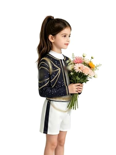 Girls Halloween & Costume Party Dress Up Costume for Kids 5-6 Years - Black Stage Cosplay Dress