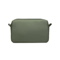 YONBEN Army Green Travel Makeup Bag with Ring Clasp Wristlet - Nylon Compact Organizer