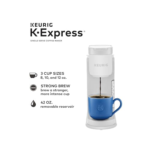 Keurig K-Express Coffee Maker, Single Serve K-Cup Pod Coffee Brewer, Warm Stone