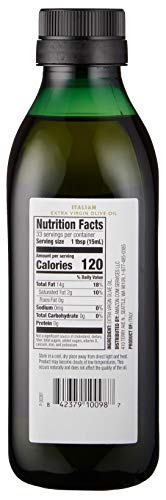 Italian Extra Virgin Olive Oil, Cold Pressed, 16.9 fl oz