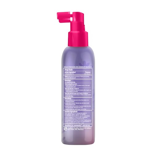 Mielle Lavender Lychee Scalp Refresher with Pyrithione Zinc 0.1% – No-Rinse Dandruff Treatment 4 fl oz