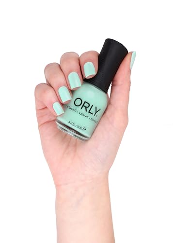 Orly Butterfly Pea Nail Polish - Pastel Blue-Green Crème Finish