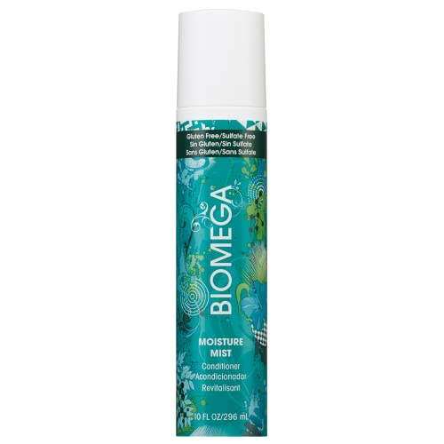 BIOMEGA Moisture Mist Conditioner, 10 Oz, Leave-In Conditioner Easily Detangles Your Hair while Adding Volume, Leaves Hair Nourished and Full of Volume