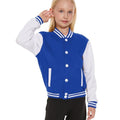 Jeecoin Kids Baseball Jackets Boys Girls Varsity Bomber Jacket Casual Lightweight Sports School Jacket