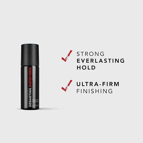 Sebastian Professional Shaper Fierce Hairspray | Strong, Ultra-Firm, All Day Hold | Humidity Resistant | For Medium to Heavy Textures | Finishing Spray | For All Hair Types