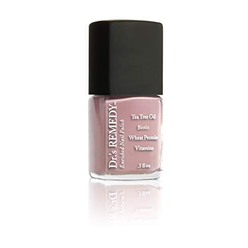 Dr.'s Remedy Enriched Nail Polish, Resilient Rose with TOTAL Two-in-One Top and Base Coat Set 0.5 Fluid Oz Each