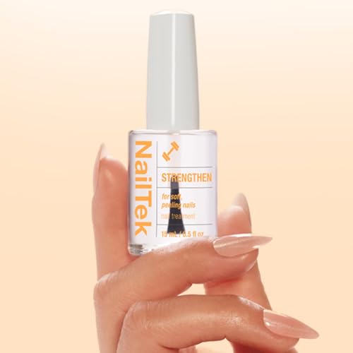 Nail Tek Formula 2 Nail Strengthener Polish Repair for Weak Nails 0.5 oz - Professional Nail Treatment