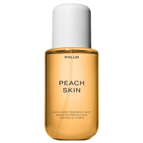 PHLUR Peach Skin Body Mist - Fruity Hair & Body Spray, 8 Fl Oz