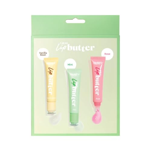 NICKA K Glow Lip Butter Trio - Rose, Mint, Vanilla Bean