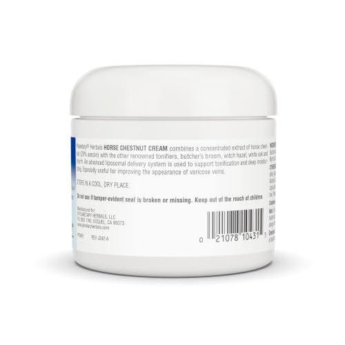 Planetary Herbals Horse Chestnut Cream Tonifier - 4oz, External Vein Support
