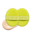 THE TOOL LAB Happyrim Aqua Puff, Liquid Cushion Foundation Puff, Rubycell Foundation Sponge for Moisturizing Coverage, Korean Makeup (2.9 inch, Oval)