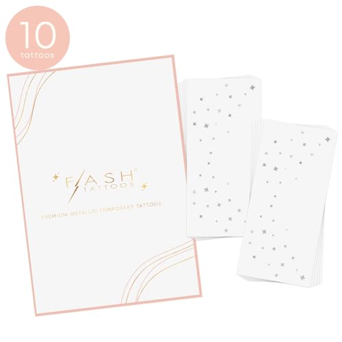 Flash Tattoos Metallic Glitter Freckles – Waterproof Festival Makeup