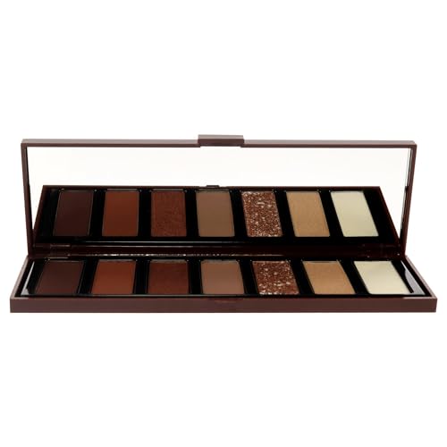 Pupa Milano Zero Calorie Chocolate Eyeshadow Palette 001 Spicy Chocolate - 7-Shade Shadow Collection with Matte, Satin, and Metallic Colors - High Pigment Formula - Soft, Blendable Texture - 0.329 oz