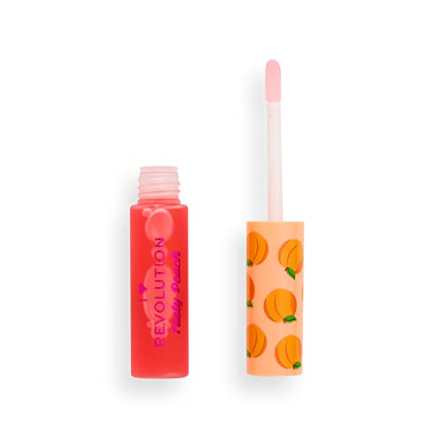 I Heart Revolution Tasty Peach Lip Oil – Pink Tint, 6ml