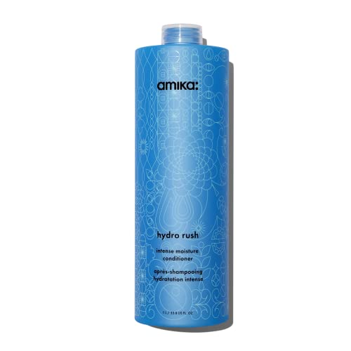 amika hydro rush intense moisture conditioner with hyaluronic acid