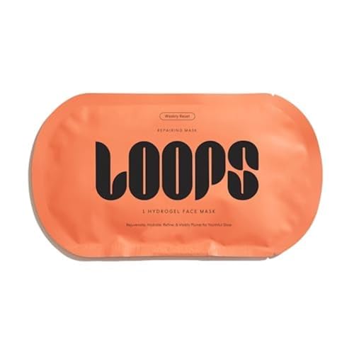 LOOPS WEEKLY RESET - Rejuvenating Hydrogel Face Mask - Rejuvenate, Hydrate, Refine and Visibly Plump for Youthful Glow - Super Moisturizing and Pore Refining - Reduces Signs of Puffiness - 1 Pc