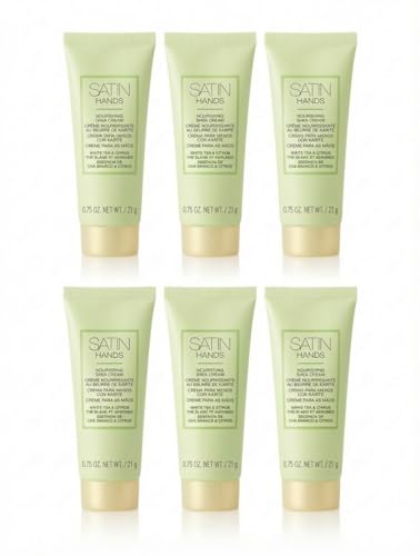 White Tea & Citrus Shea Butter Hand Cream - 6 Pack (0.75 oz Each)