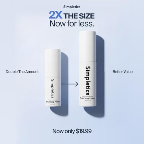 Simpletics Texturizing Powder 4g - Natural Hair Volume & Matte Finish