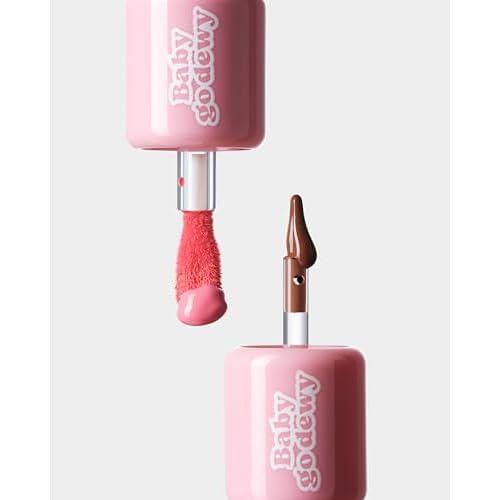 [Blush & Freckles 2-in-1] Liquid Blush for Cheeks, Freckle Pen, Buildable & Waterproof, Long-lasting Formula for Dewy Sunkissed Finish (Coralsea)