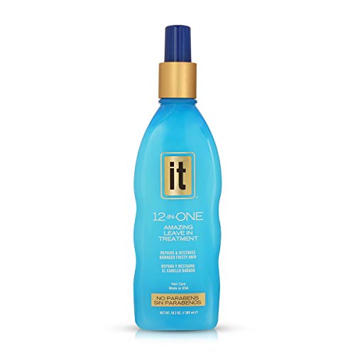 Freeze It 12-in-One Leave-In Hair Treatment with Abyssinian Oil - Hydrating & Repairing Spray for Damaged Hair, 10.2 oz