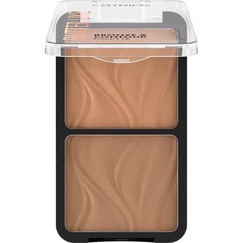 Catrice Butter Like Bronze & Contour Palette | 2-in-1 Ultra-Blendable Bronzer & Contour Duo | Buttery Powder Texture | Vegan & Cruelty Free (010 | Born To Shape)