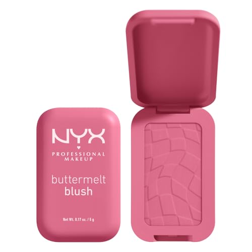 NYX Buttermelt Powder Blush – Fade-Resistant, 12HR Wear