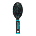 Detangling Hair Brush with Metal Bristles - Cushion Base, Teal, Pack of 1