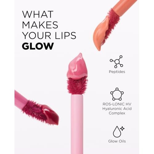 EITHER& Dewy Syrup Tint 02 ? Tokyo Blossom | Vibrant & Fresh Color Lip Tint, All-Day Juicy Glow, Smudge-Proof, Hydrating, Long-Lasting, Non-Sticky Formula (4.3g)