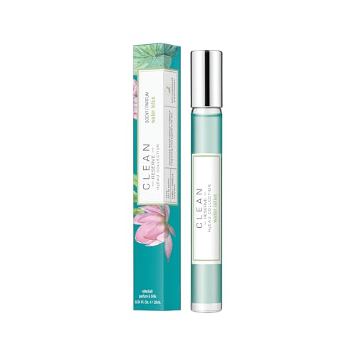 CLEAN H2EAU Water Lotus Fragrance 0.34 Fl Oz Hydrating Water-Based Perfume