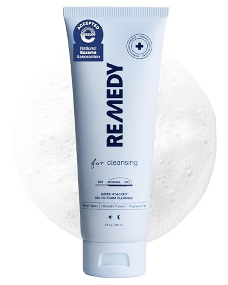 Remedy Gel-to-Foam Cleanser with Salicylic Acid | Gentle Face Wash for Acne-Prone Skin | 5 fl. oz