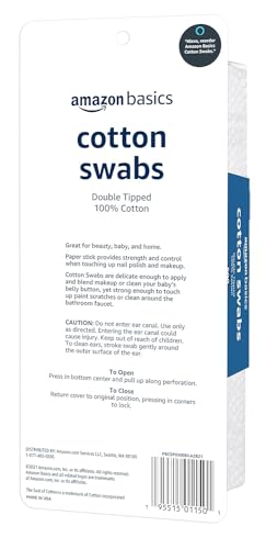 Double-Tipped Cotton Swabs 500 Count - Baby Safe Personal Hygiene Kit