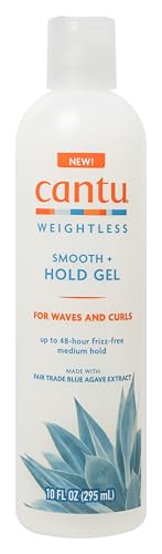 Cantu Weightless Hair Gel for Curl & Wave Styling 10 fl oz