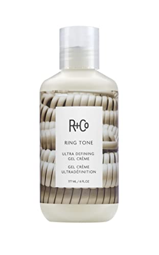 R+Co Ring Tone Ultra Defining Gel Crème | Elongates + Defines Curls + Controls Frizz | Vegan + Cruelty-Free | 6 oz.