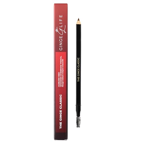 Auburn Eyebrow Pencil for Redheads – Waterproof, Double-Ended with Spoolie