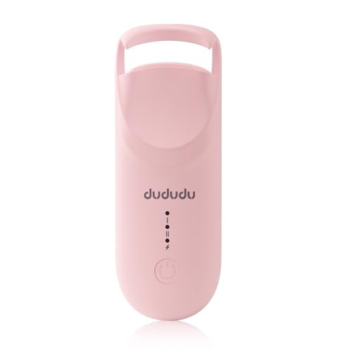 DUDUDU Heated Eyelash Curler - 2-Temp Portable Lash Curler