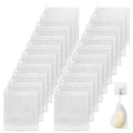 40 PCS Soap Saver Bags with Drawstring, Exfoliating Mesh Pouches