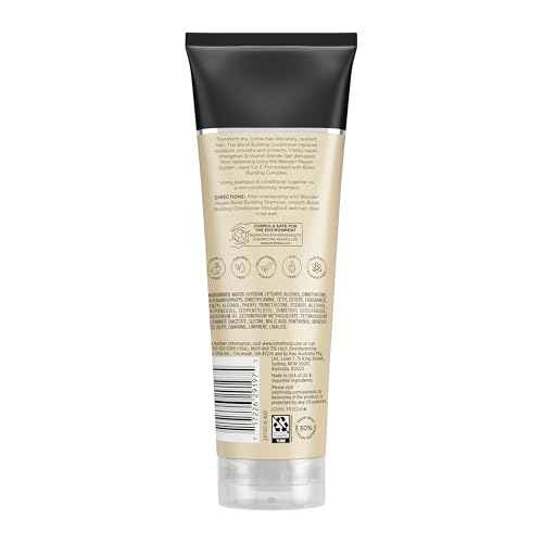 John Frieda Blonde+ Hair Repair System, Conditioner with Bond Building Complex, Restores Moisture and Protects Hair From Further Damage, Step 3 of Hair Repair System, 8.3 Oz