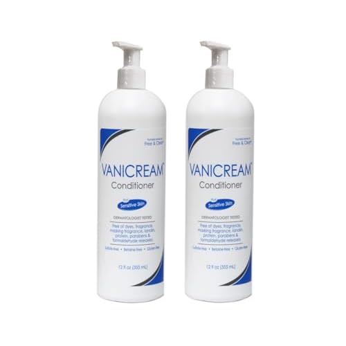 Vanicream Conditioner for Sensitive Skin, Free of Dyes, Fragrance, Lanolin, Parabens and Formaldehyde Releasers, Dermatologist Tested, 12 fl oz (Pack of 2)