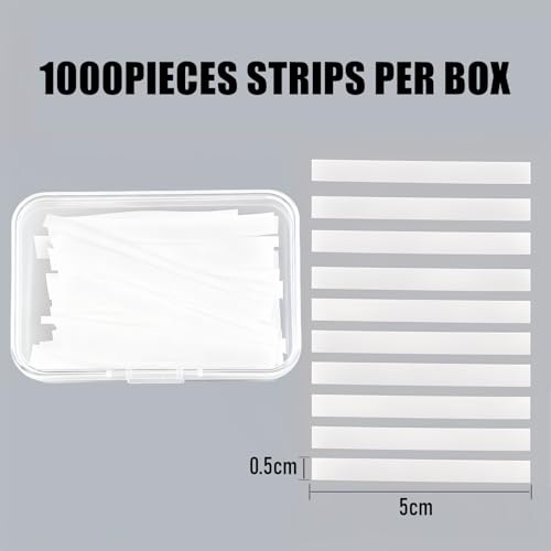 CLLFUU 1000 Pack Reusable Lash Lift Paper Strips for Professional & Home Use