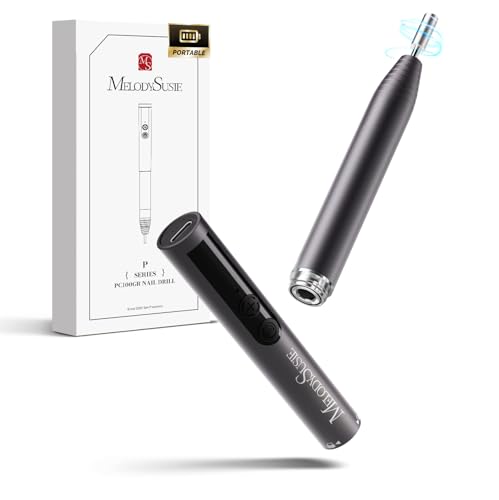 Portable Cordless Nail Drill - PC100GR, 20,000 RPM for Gel Removal & Nail Care