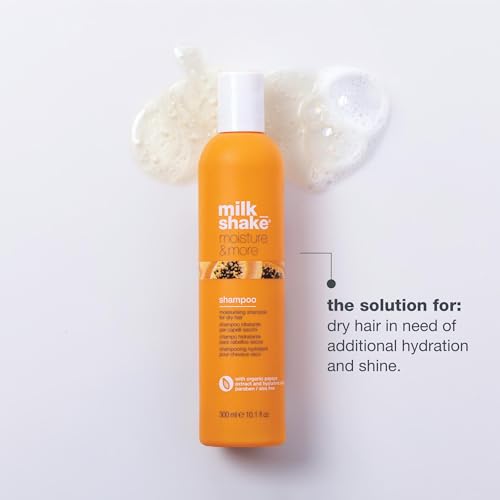 Milk_shake Moisture & More Shampoo ? Moisturizing Shampoo for Dry, Dull Hair | Restores Moisture and Shine | 10.1 Fl Oz/Tropical Scent