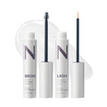NULASTIN Lash & Brow Serum Dual System - Eyelash & Eyebrow Enhancers (2 Pack)