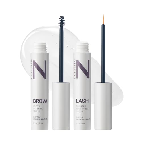 NULASTIN Lash & Brow Serum Dual System - Eyelash & Eyebrow Enhancers (2 Pack)
