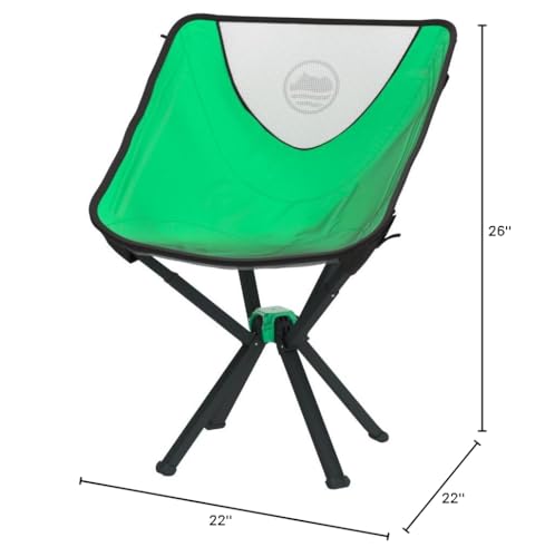 CLIQ Portable Chair - Lightweight Folding Chair for Camping - Supports 300 Lbs - Perfect for Outdoor Adventures - Moss Chair