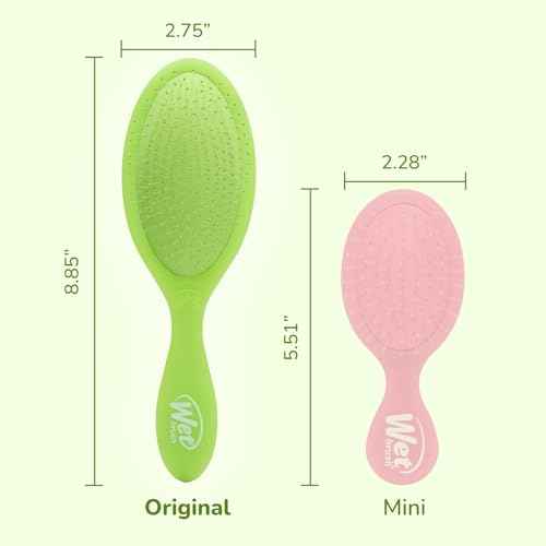 Wet Brush Original Detangler, Lime-a-rita (Summer Quencher), Ultra-Soft IntelliFlex Bristles Glide Through Tangles, Detangling Hair Brush (Wet & Dry), Women & Men, Limited Edition