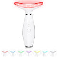 7-Color Red Light Therapy Face Massager with Vibration & Heat