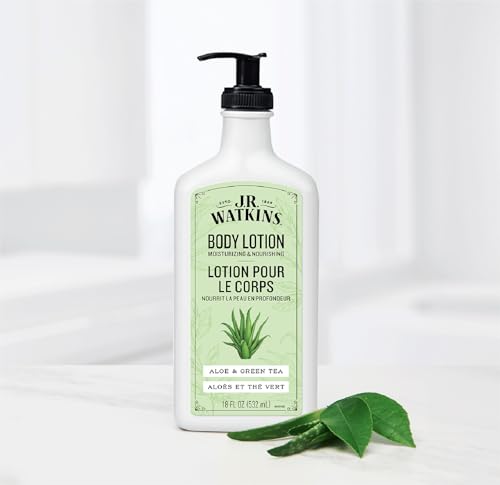 J.R. Watkins Daily Moisturizing Body Lotion 2 Pack - Aloe & Green Tea