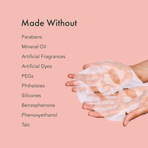 Rael Hydrating Facial Masks - Soothing & Deep Moisture Skin Care, Daily Use