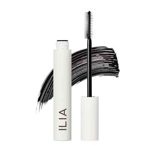 ILIA - Limitless Lash Mascara | Lightweight, Nourishing, Lengthening, Lifting | Flake + Smudge-Resistant | Non-Toxic, Cruelty-Free, Ophthalmologist-Tested, Safe For Sensitive Eyes (Soft Black)